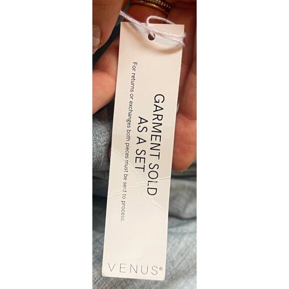 Venus Blue Double Breasted Jacket Blazer Size 20 NWT Career Preppy Business - Picture 8 of 9